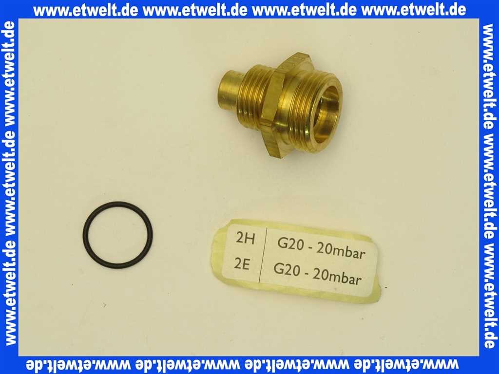 7098904 Buderus Gasd&uuml;se Erdgas E (G20) 5,00