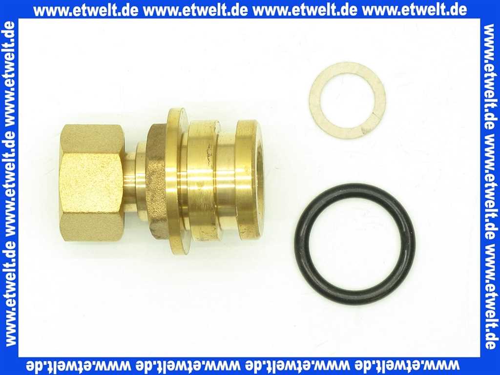 7101614 Buderus Anschlussnippel Vor-R&uuml;ckl Boiler GB152