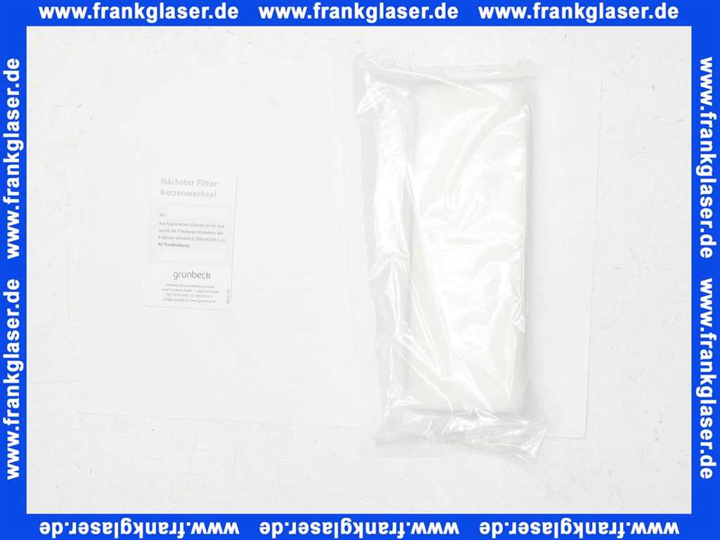 Gr&uuml;nbeck 1 Ersatzfilterkerze Filtereinsatz Feinfilter 80 &micro;m FS 1" Filter ohne Schutzglocke 103075