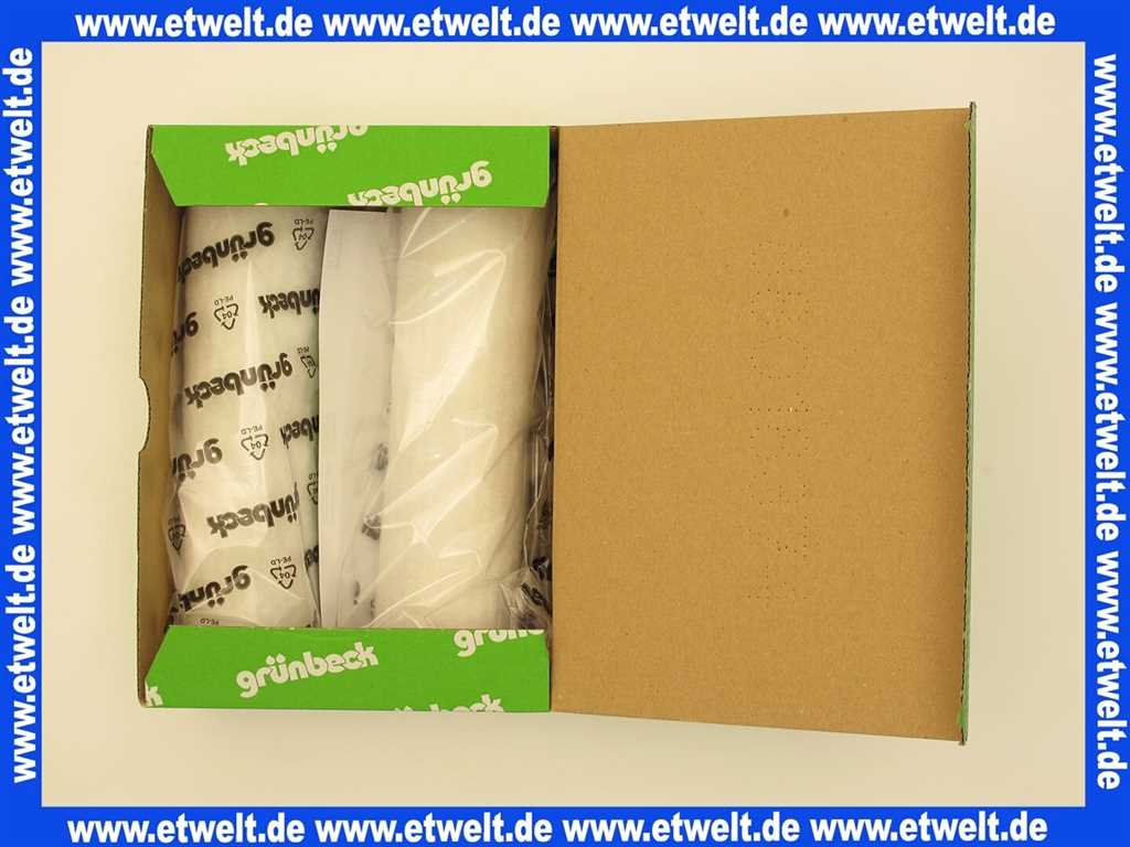 Gr&uuml;nbeck 2 Ersatzfilterkerzen Filtereins&auml;tze 80 &micro;m Filter FS 11/4" - 11/2" und S 11/4" ohne Schutzglocke 103076