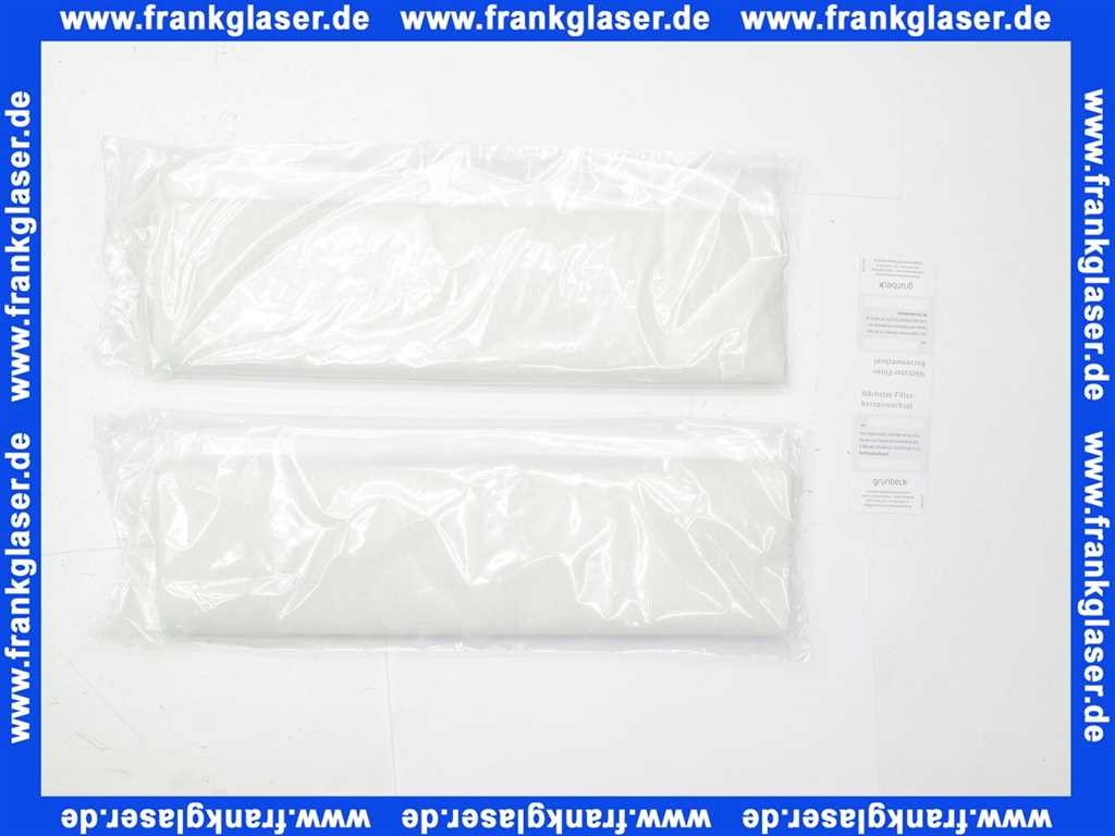 Gr&uuml;nbeck 2 Ersatzfilterkerzen Filtereins&auml;tze FS 2" Filter 80 &micro;m ohne Schutzglocke 103077