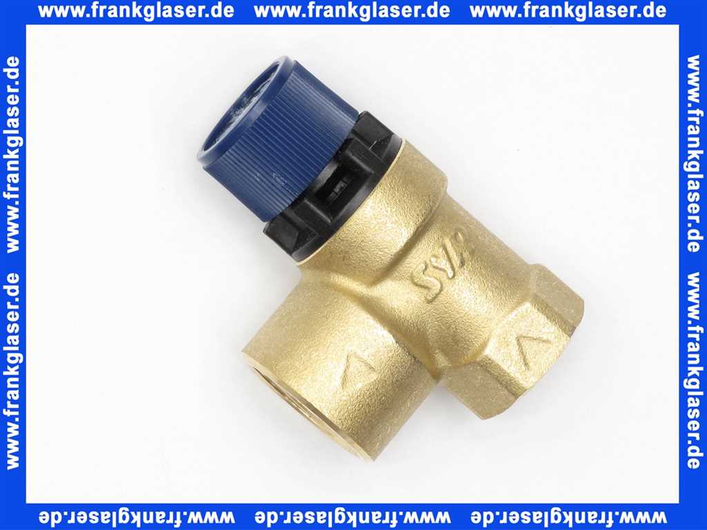 211510 Syr Membran Sicherheitsventil 10bar 1/2 Zoll roh bauteilgepr&uuml;ft