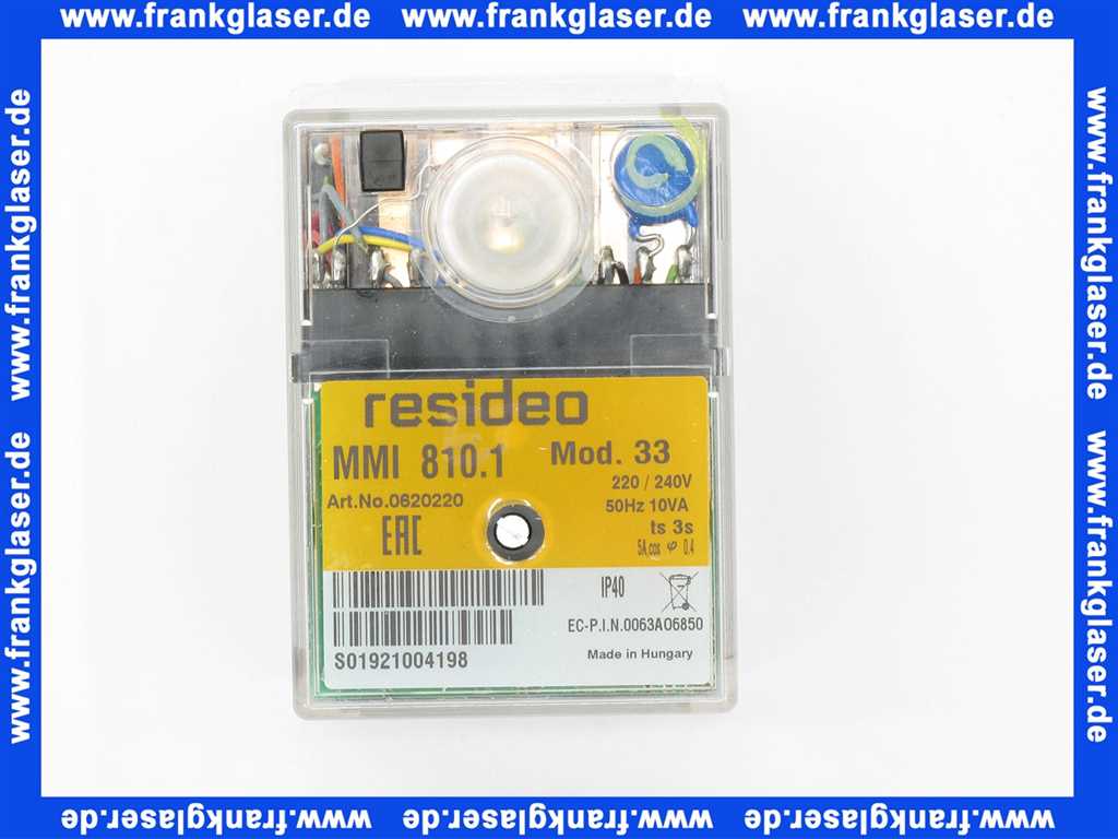 Sonstige Gasfeuerungsautomat MMI 810 Mod. 33 Satronic