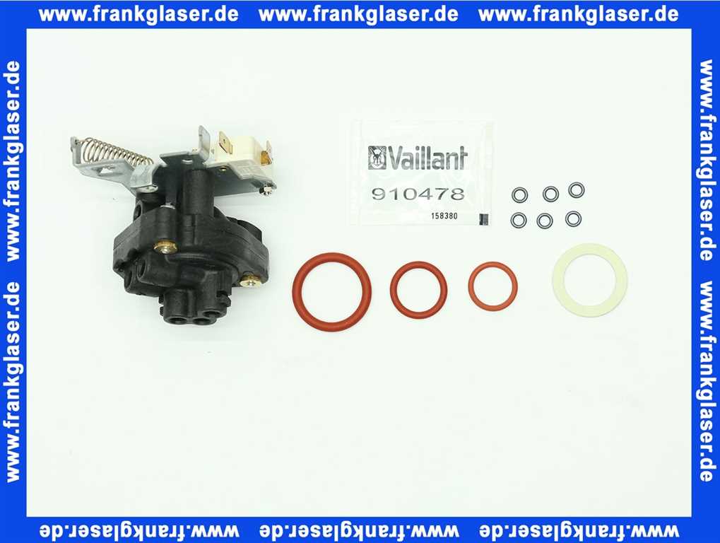012646 Vaillant Servoventil zu VCW 180, 182, 184, 185, 240, 242, 245, 280, 282 01-2646