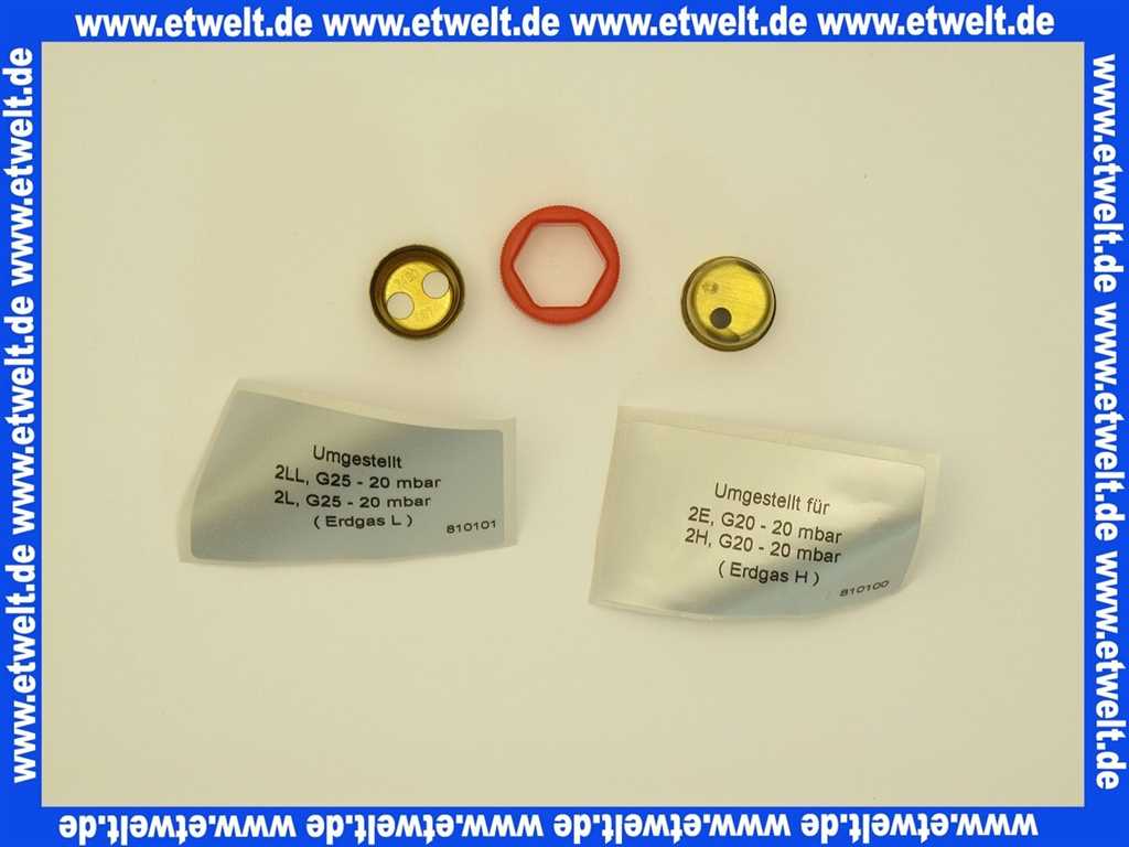 Vaillant 089960 Beistellteile (Gasumr&uuml;stung TEC/3) VC-VCW atmo/turbo...