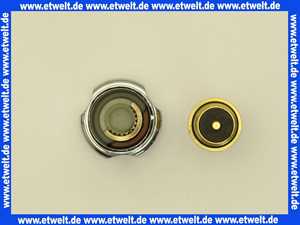 41816 WAS Fettkammeroberteil Hahnoberteil mit Design-Griff und Rückflussverhinderer 3/8'' für WAS-Ventil