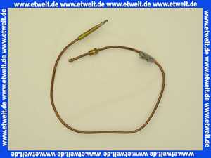 Thermoelement, 600 mm Kopf A1/Gewinde M 9 mit Unterbrecherkontakt, Löt- bzw. Klemmenanschluss, M 9 x 1