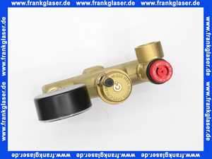 Kesselsicherheitsgruppe bis 50kW DN25 1 Zoll Messing komplett mit Isolierung Sicherheritsventil 3bar