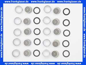 10 x Strahlregler Mischdüse Luftsprudler Siebeinsatz Siebchen 22x1 Innengewinde