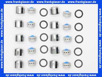 10 x Strahlregler Mischdüse Luftsprudler Siebeinsatz Siebchen 22x1 Innengewinde