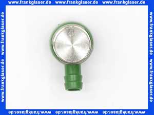 ABA Beul Entleerungsventil Edelstahl DN8 grün mit Rad 51096.002.11