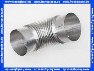 Aluminium Abgasrohr Bogen 130mm 90 Grad