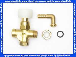 0611030 Benkiser Selbstschluss-Ventil Selbstschlussventil 3/8IGx1/2AG DK weiß