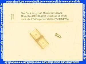 Bosch Ersatzset für Gasdruckwächter 7099810