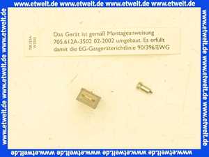 Bosch Ersatzset für Gasdruckwächter 7099810