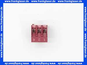 Bosch Anschlussklemme 3-polig purpurrot 8718582619