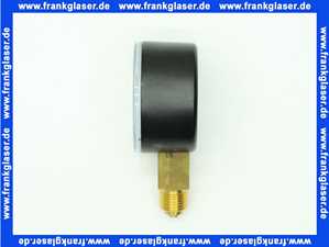 M38TA10 Brauckmann Manometer Gehäusedurchmesser 50mm G1/4 Zoll 0-10 Bar