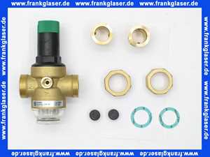 D06F Brauckmann Druckminderer 1 Zoll ohne Manometer mit Geweindetülle und Klarsichtsiebtasse