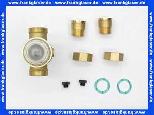 D06F Brauckmann Druckminderer 1 Zoll ohne Manometer mit Geweindetülle und Klarsichtsiebtasse