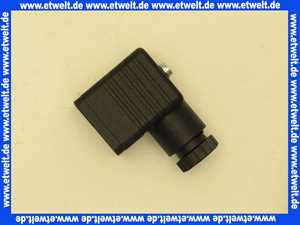 519373 Brötje Anschlußstecker, schwarz für Gasarmaturenblock