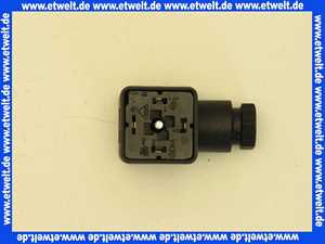 519373 Brötje Anschlußstecker, schwarz für Gasarmaturenblock