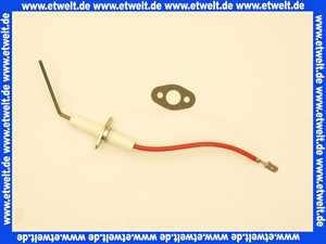 654272 Brötje Ionisationselektrode SGB C Brenner mit Metallgeweberohre