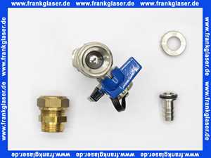 907422 Brötje Rücklauf Kugelhahn IAS2 22 mm