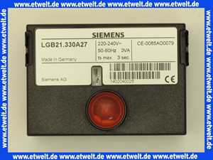 920025 Brötje Gasfeuerungsautomat L&G Typ LGB 21.330 A27