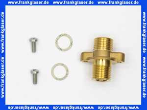 986441 Brötje Gasanschlussteil Doppelnippel Gasrohr 1/2 Zoll