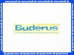 3873862 Buderus Geräteschild Buderus