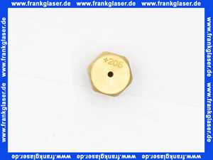 63034466 Buderus Hauptgasdüse 2,05 Sondertol SW16 16lg