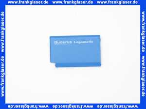 67900756 Buderus Klappe f Tastatur CM2x RAL5015 Buderus
