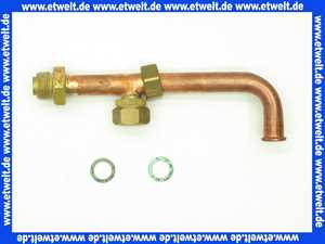 7100812 Buderus Anschlussrohr Brauchwasserausg Lin-K23