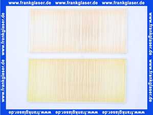Buderus Frisch und Abluftfilter Filter Set FS400 - Filterklasse F7 für Logavent HRV41 bestehend aus: 2 x F7 Filtereinsatz 7719003378
