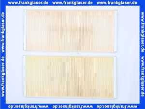 Buderus Frisch und Abluftfilter Filter Set FS400 - Filterklasse F7 für Logavent HRV41 bestehend aus: 2 x F7 Filtereinsatz 7719003378