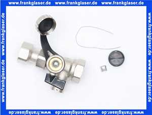 Buderus Logafix V2 Kappenventil MS 3/4 x 3/4 PN 10 vernickelt 7738342117