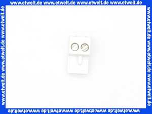7747023129 Buderus Anschlussklemme 2-pol. weiss