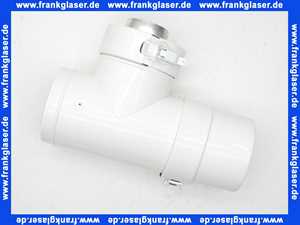 87094300 Buderus Revisionsstück konzentr DN60/100 Ausf01 Dichtkappe sow. 2 Klemmbänd., Alu