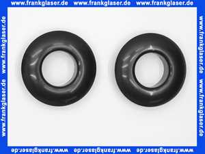 87185732330 Buderus Rosette 1 Zoll schwarz (2x)