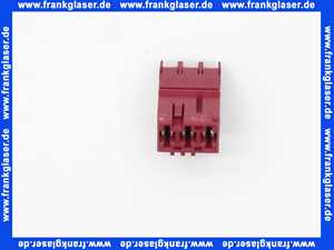 8718582619 Buderus Anschlussklemme 3-polig purpurrot