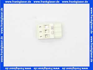 8718585568 Buderus Anschlussklemme steckb 3-pol R5 weiß BUS