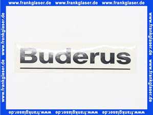 87186889910 Buderus Aufkleber Buderus