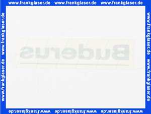 87186889910 Buderus Aufkleber Buderus