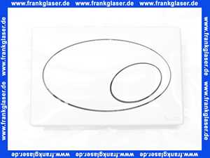 61000 Burda Betätigungstaste Drückerplatte T610 Weiß komplett mit Montagerahmen zu UP Spülkasten