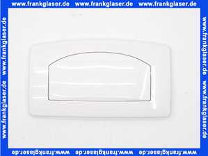 90200 Burda Betätigungstaste Betätigungsplatte Drückerplatte T902 weiss komplett mit Montagerahmen zu UP Spülkasten