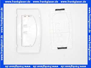90200 Burda Betätigungstaste Betätigungsplatte Drückerplatte T902 weiss komplett mit Montagerahmen zu UP Spülkasten