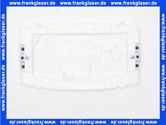 90200 Burda Betätigungstaste Betätigungsplatte Drückerplatte T902 weiss komplett mit Montagerahmen zu UP Spülkasten