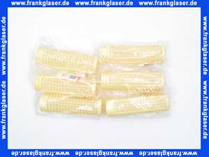 50964E BWT 6 Filterelemente für Wasserfilter Universal 90 my, weiße Ausführung, 3/4-11/4 Zoll