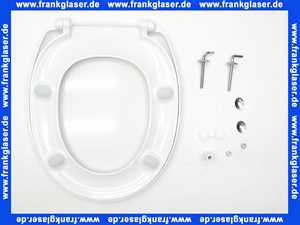 796500102 Concept WC-Sitz Optima Z (2) mit Edelstahlbefestigung fest-fix, antibakteriell, weiss