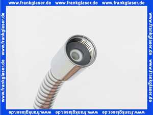 Concept 100 Brauseschlauch 160cm einseitig konische Mutter chrom